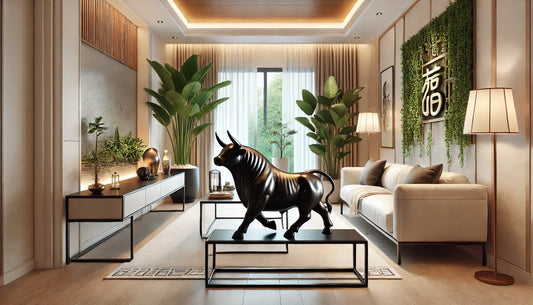 How a Charging Bull Statue Enhances Feng Shui and Brings Success