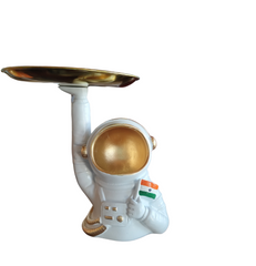 Astronaut with Storage Tray - Space-Themed Organizer for Home - HomiQ