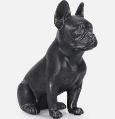 Black Sitting Bulldog Statue Online - Perfect Home Decor Piece - HomiQ